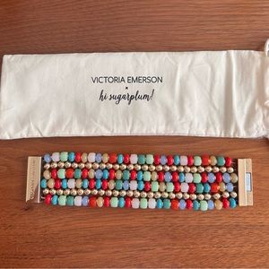 Victoria Emerson x hi sugarplum beaded bracelet